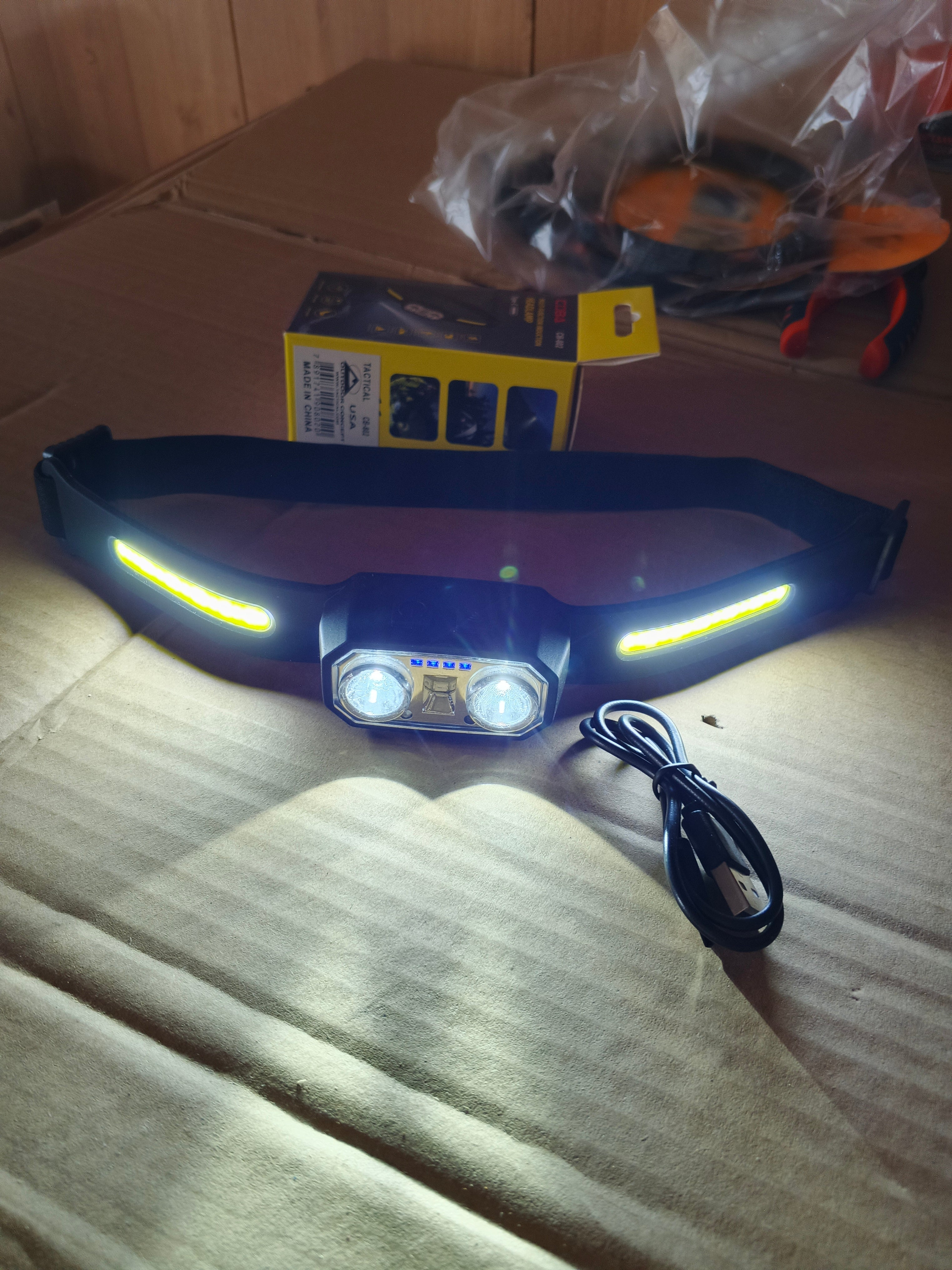 COBA High Performance LED Hands-Free Headlamp/Headlight