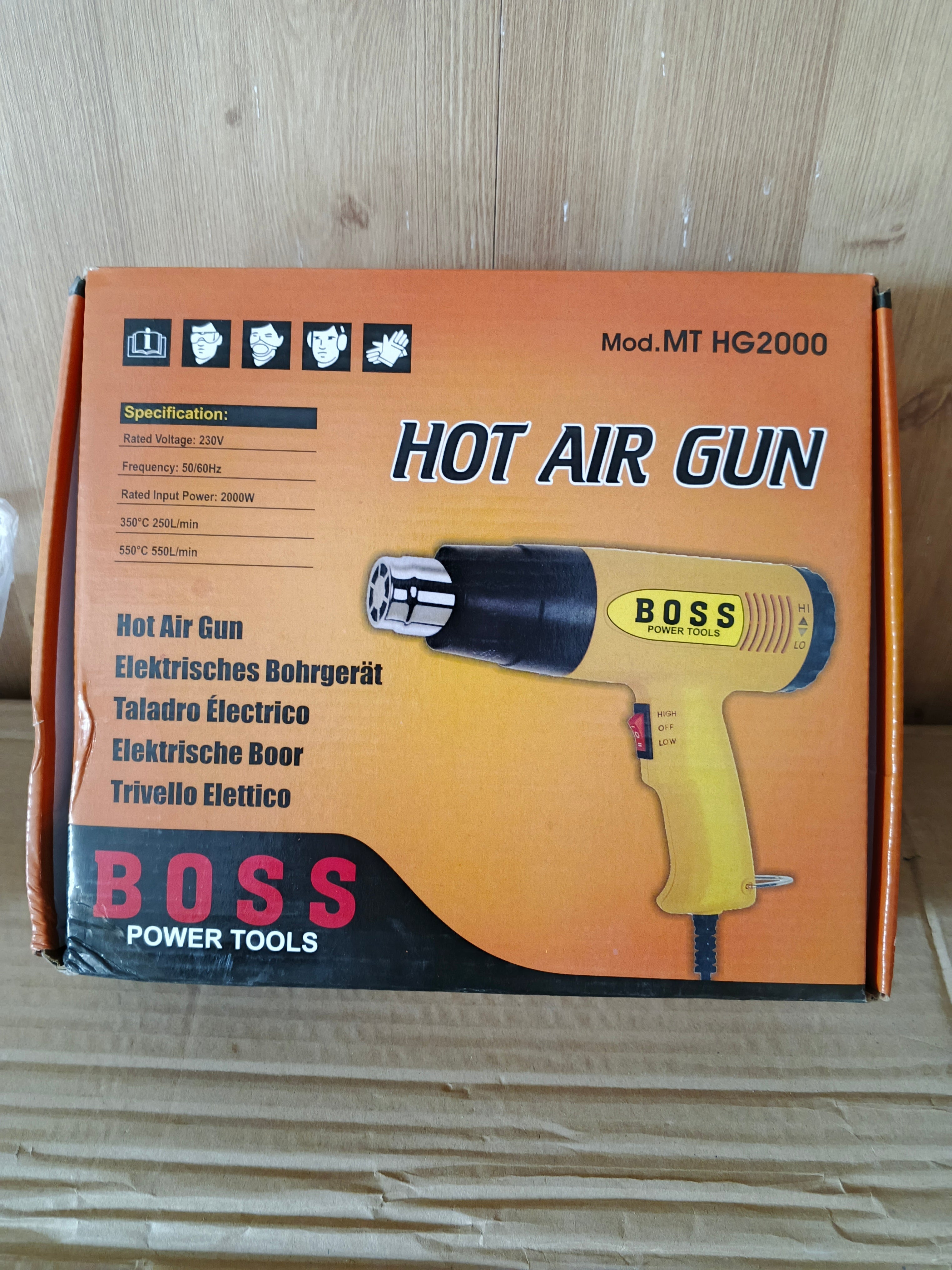 Boss Heavy Duty Hot Air Gun 2000W