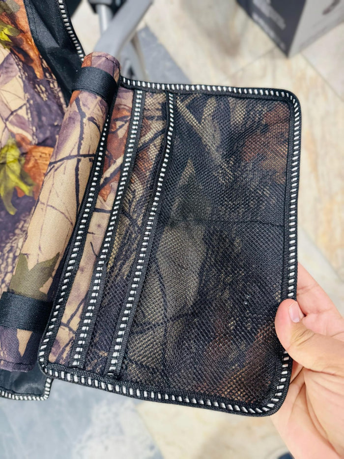 Portable Camping Chair Featuring Cup Holder And Side Pocket