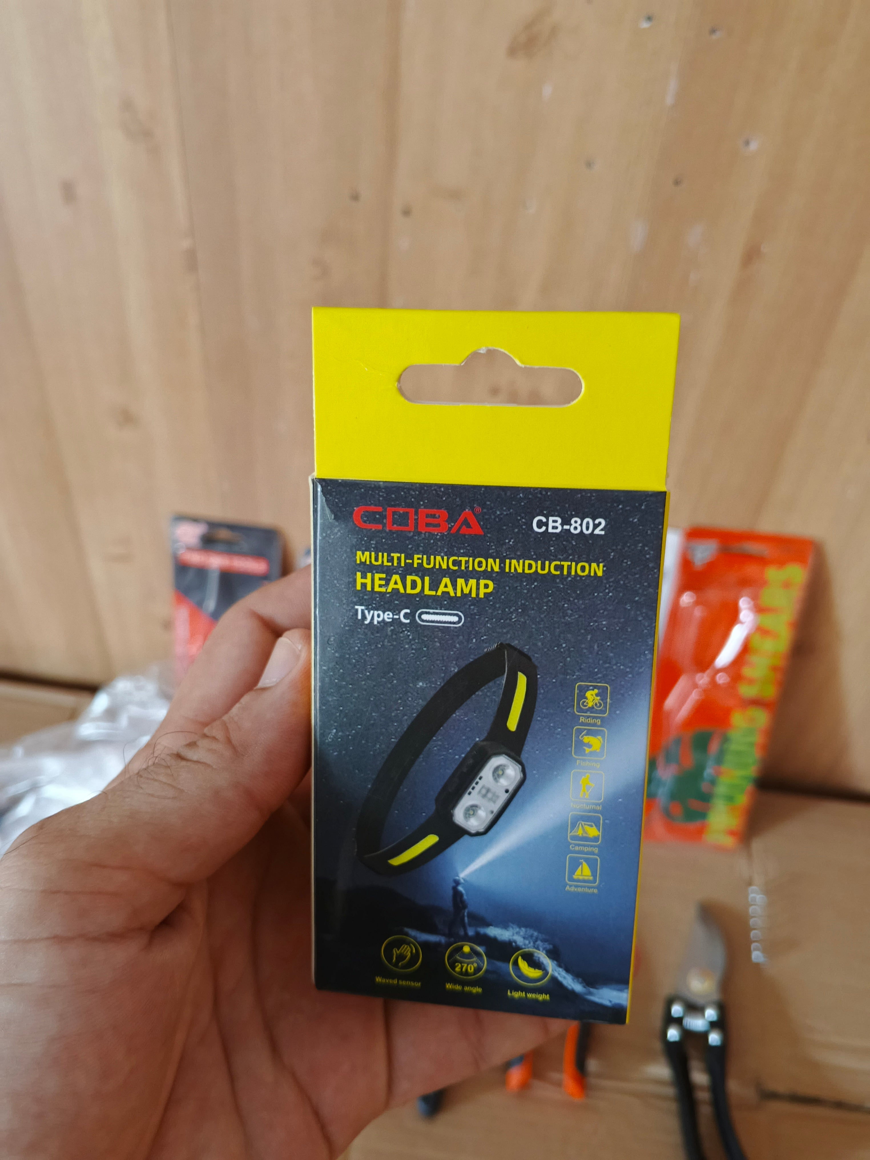 COBA High Performance LED Hands-Free Headlamp/Headlight