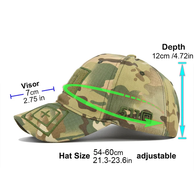 Lot Imported 5.11 Adjustable Outdoor-Hunting-Hiking Cap